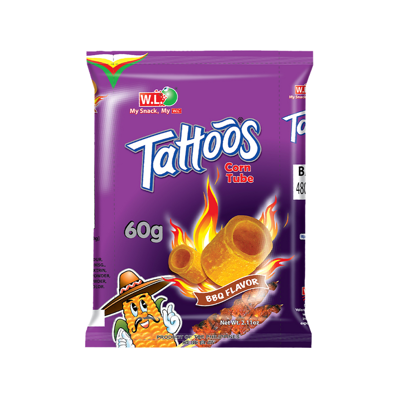 WL Tattoos Corn Tube Barbecue 60G - Longdan Official Online Store