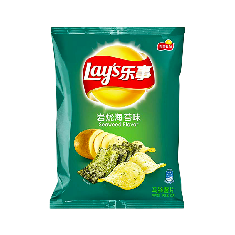 LAY'S Crisps - Seaweed Flavour 70g - Longdan Official