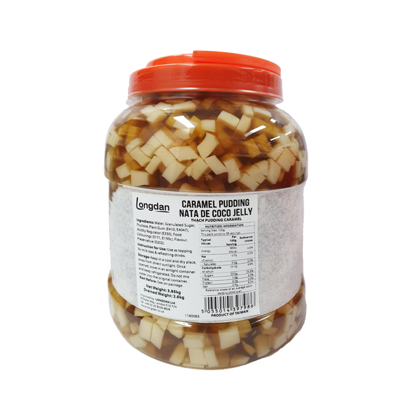 Longdan Caramel Pudding Nata de Coco Jelly 3.85kg - Longdan Official Online Store