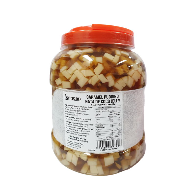 Longdan Caramel Pudding Nata de Coco Jelly 3.85kg