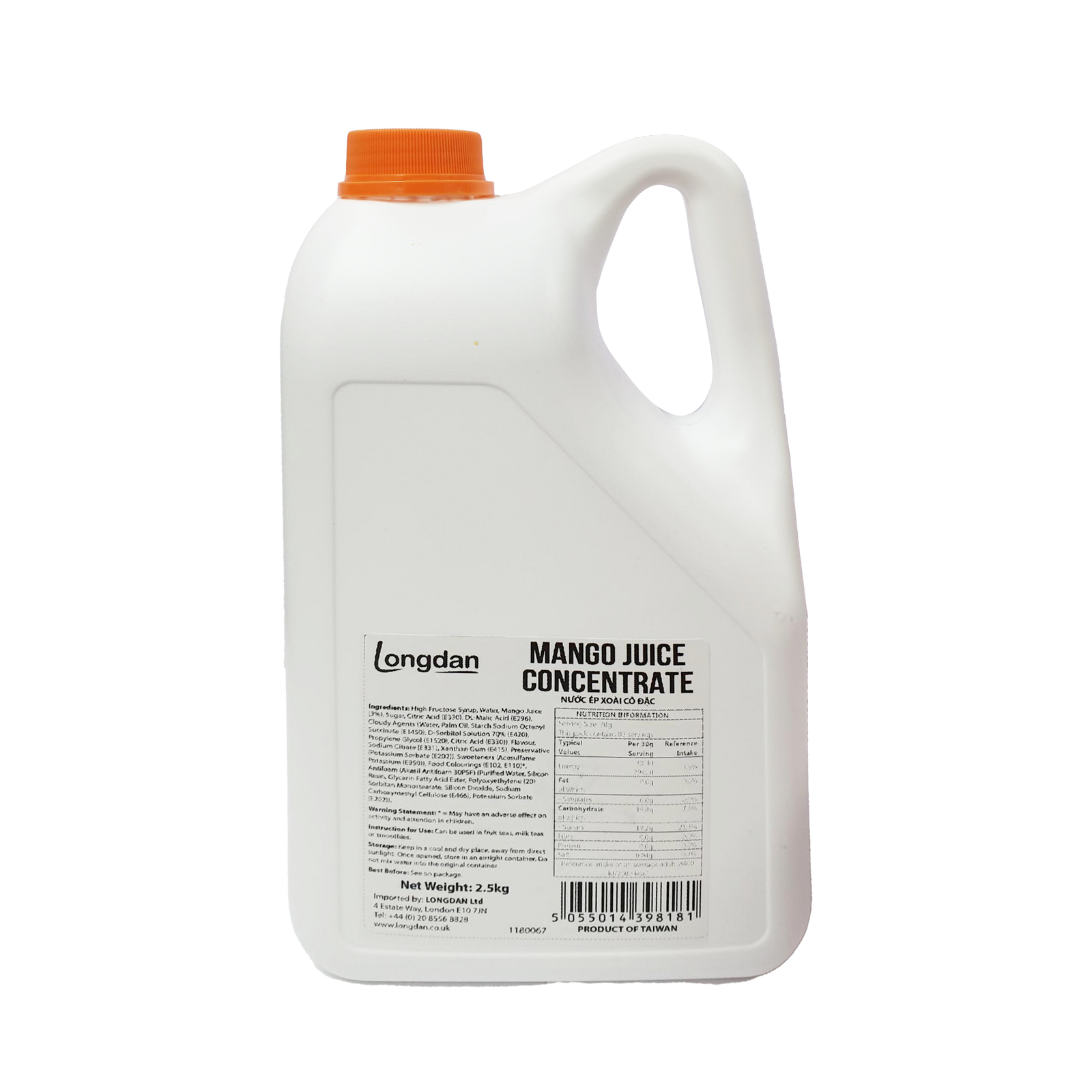 Longdan Mango Juice Conc. 2.5kg
