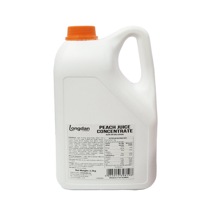 Longdan Peach Juice Conc. 2.5kg