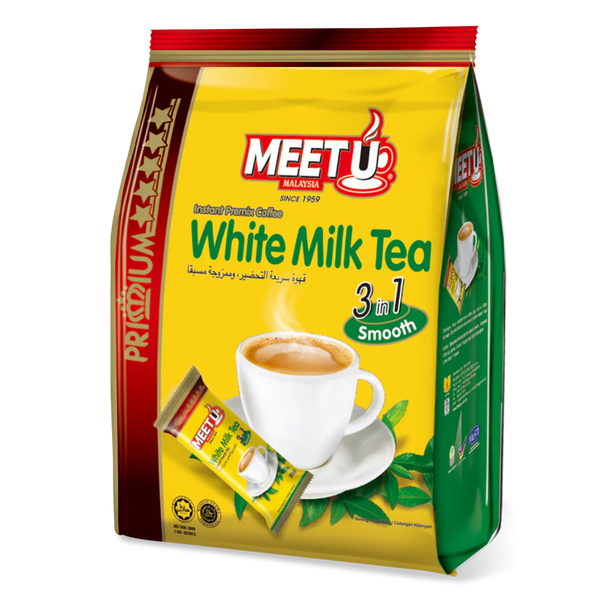 MEETU Primium White Milk Tea 3in1 400g (Case 24) - Longdan Official
