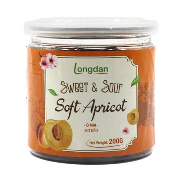 Longdan Sweet & Sour Soft Apricot 200g (Case 24) - Longdan Official