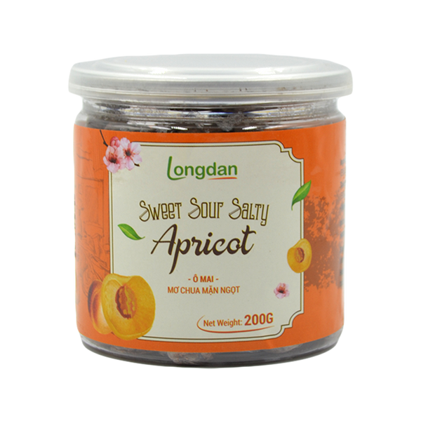 Longdan Sweet Sour Salty Apricot 200g - Longdan Official Online Store