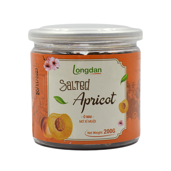 Longdan Salted Apricot 200g - Longdan Official Online Store
