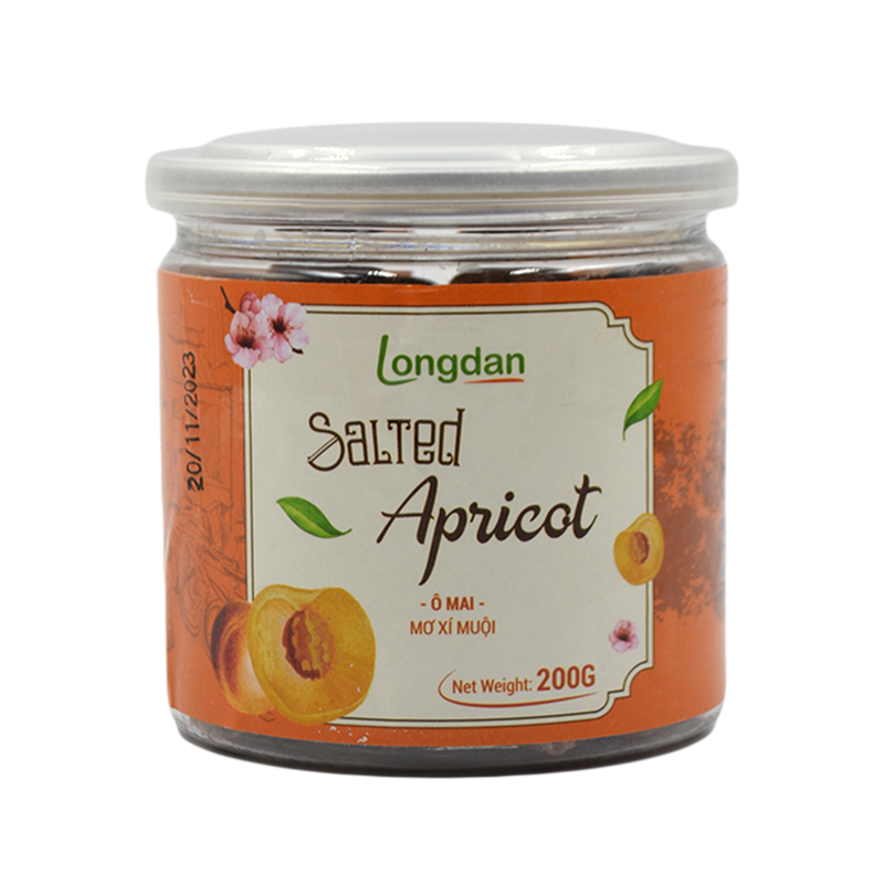 Longdan Salted Apricot 200g - Longdan Official Online Store