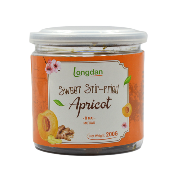 Longdan Sweet Stir-fried Apricot 200g (Case 24) - Longdan Official