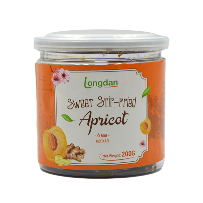 Longdan Sweet Stir-fried Apricot 200g (Case 24) - Longdan Official