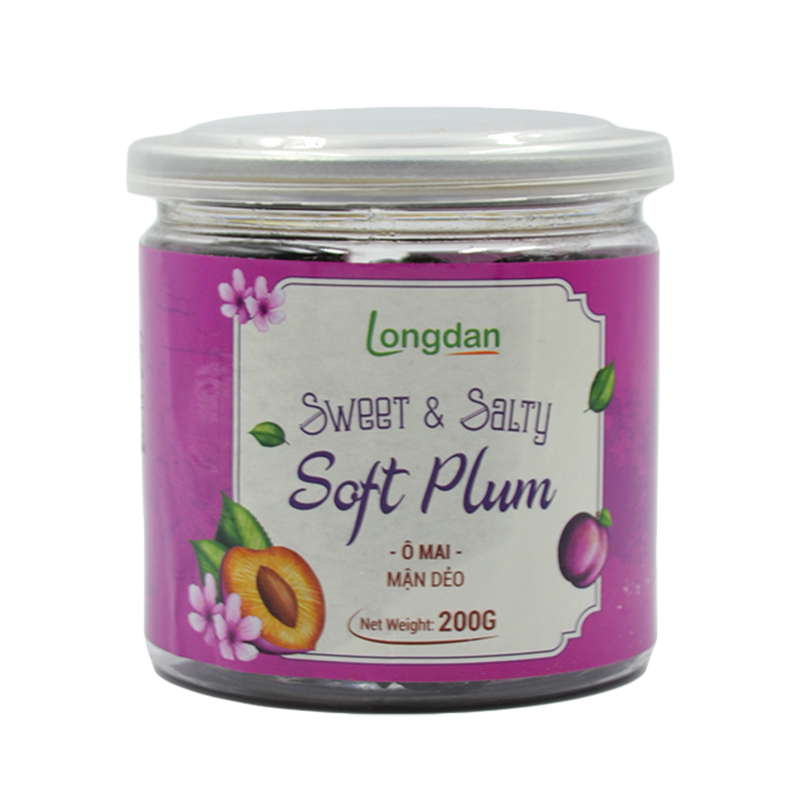 Longdan Sweet & Salty Soft Plum 200g (Case 24) - Longdan Official