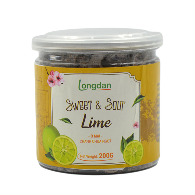 Longdan Sweet & Sour Lime 200g (Case 24) - Longdan Official