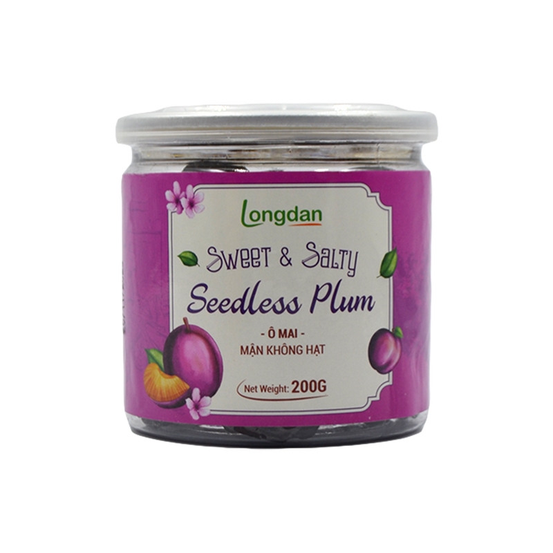 Longdan Sweet & Salty Seedless Plum 200g (Case 24) - Longdan Official