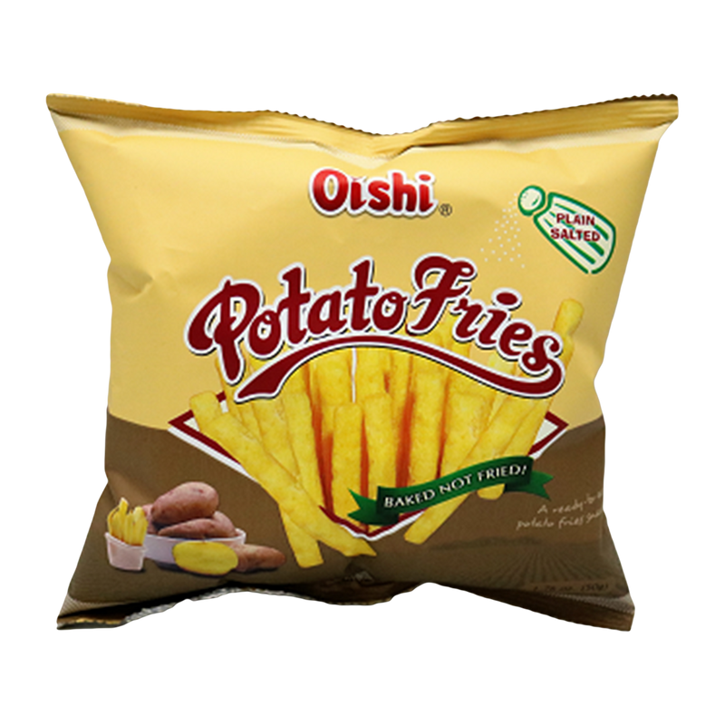 Oishi Potato Fries Plain Salted 50g - Longdan Official Online Store
