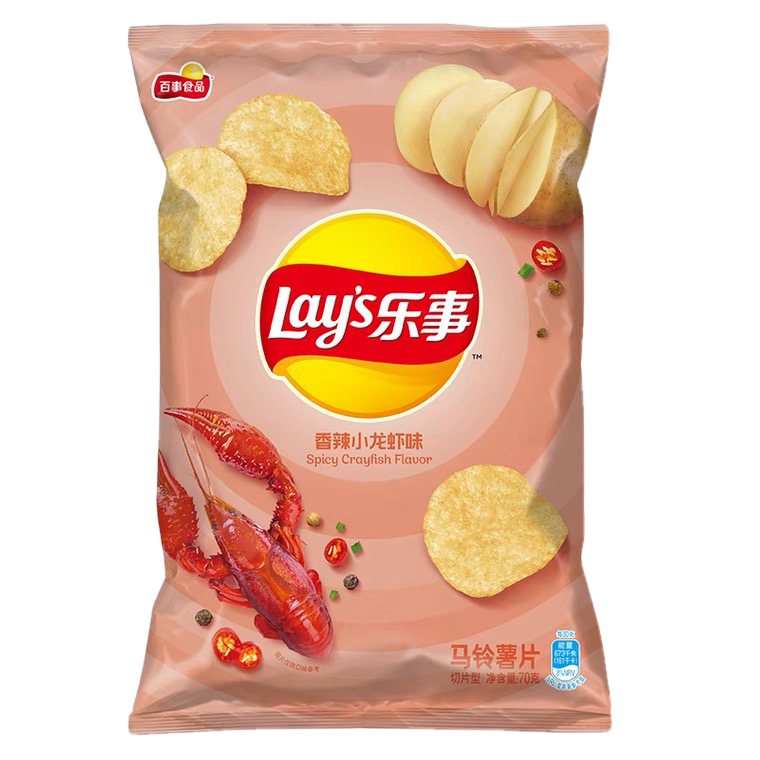 LAY'S LS Crisps - Spicy Lobster Flavour 70g - Longdan Official Online Store