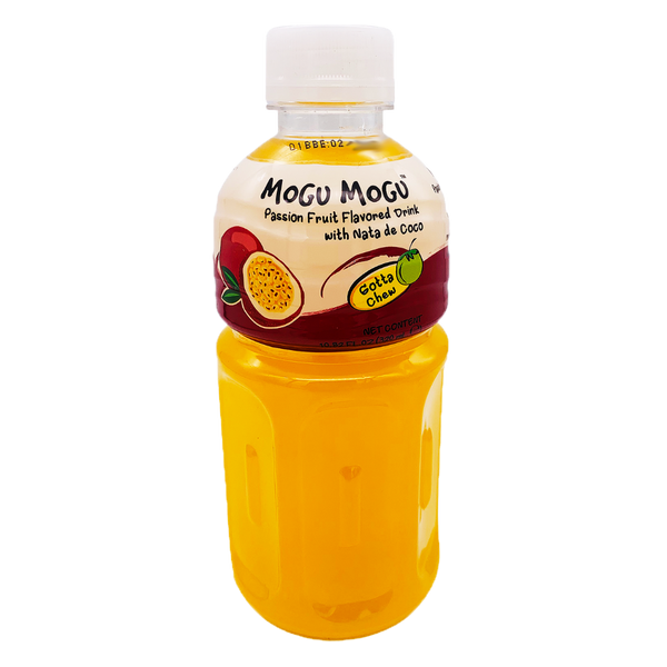 MOGU MOGU Nata De Coco Drink Passion Fruit Flavour 320ml - Longdan Official