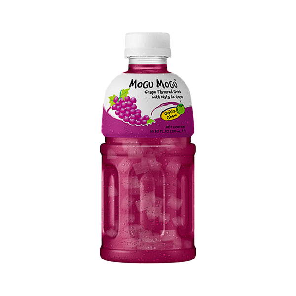 MOGU MOGU Nata De Coco Drink Grape Flavour 320ml - Longdan Official