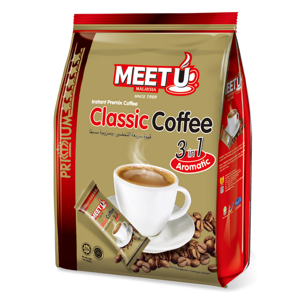 MEETU Primium Classic Coffee 3in1 400g - Longdan Official