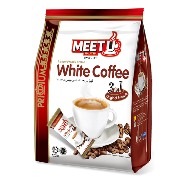 MEETU Primium White Coffee 3in1 400g (Case 24) - Longdan Official