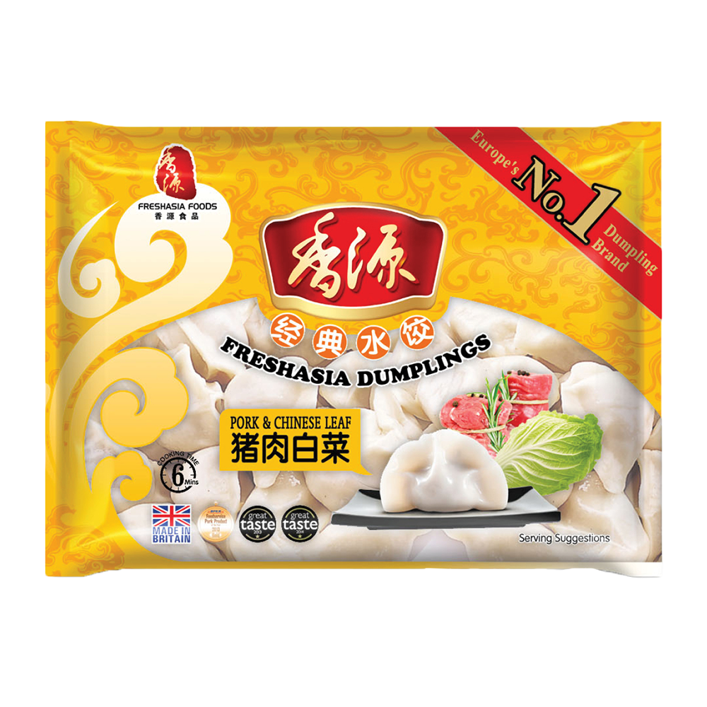 FRESHASIA Pork & Chinese Leaf Dumplings 400g (Frozen)