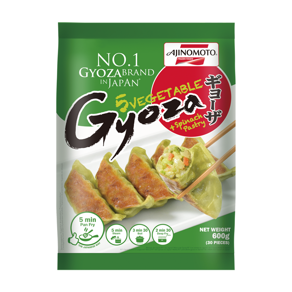 AJINOMOTO 5 Vegetable Gyoza With Spinach Pastry 600g (Frozen) - Longdan Online Supermarket