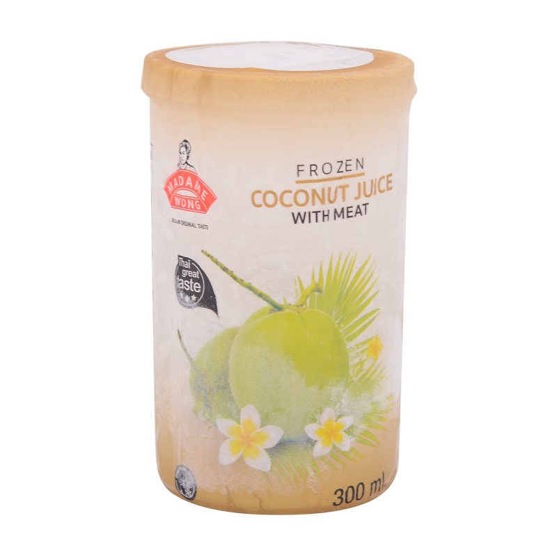 Madame Wong Frozen Coconut Juice With Pulp 300ml (Frozen) - Longdan Online Supermarket