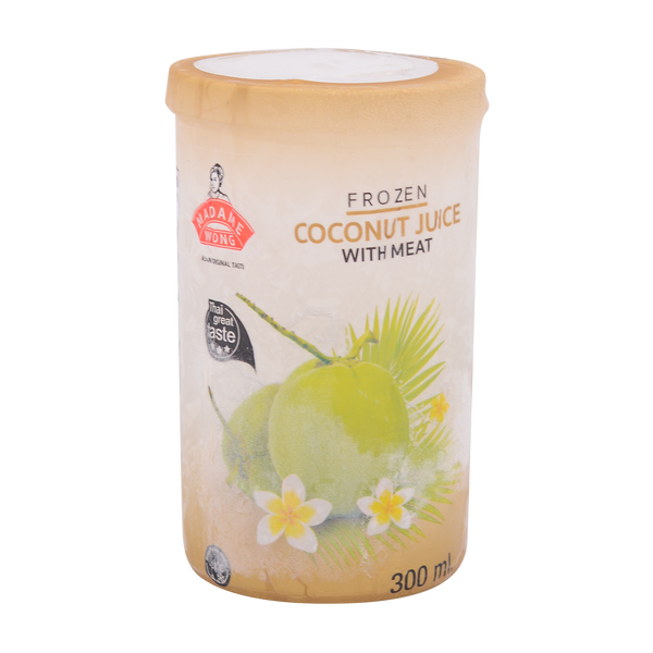 Madame Wong Frozen Coconut Juice With Pulp 300ml (Frozen) - Longdan Online Supermarket