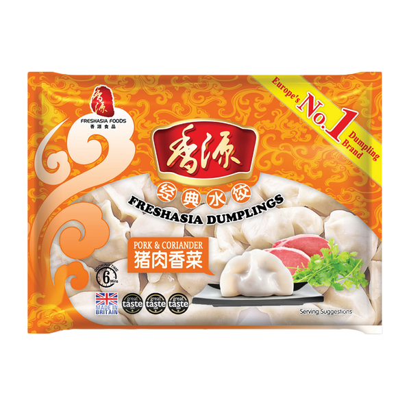 FRESHASIA Pork & Coriander Dumplings 400g (Frozen) - Longdan Official Online Store