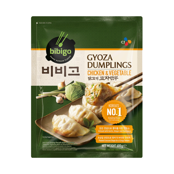 CJ Bibigo Gyoza Chicken and Vegetable Dumpling 600g (Frozen) - Longdan Official Online Store
