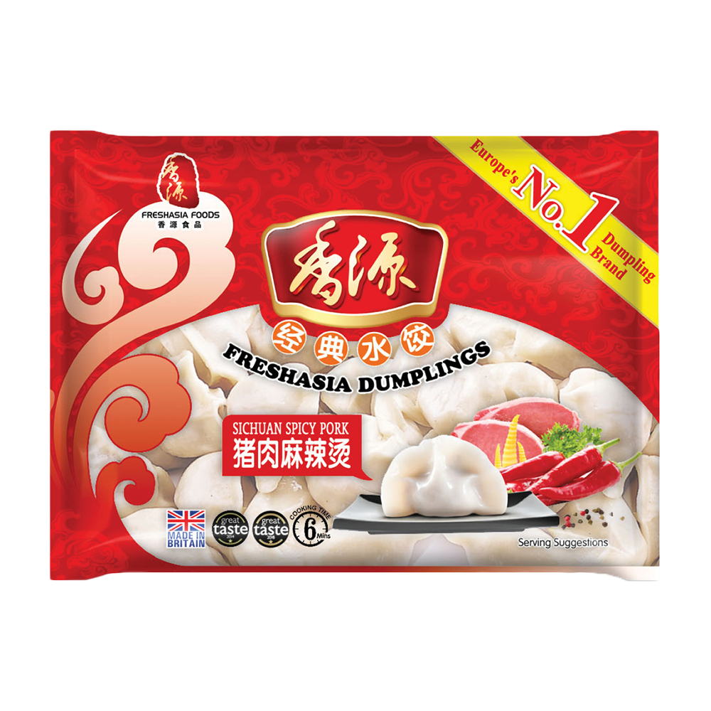 FRESHASIA Hot & Spicy Pork Dumplings 400g (Frozen)