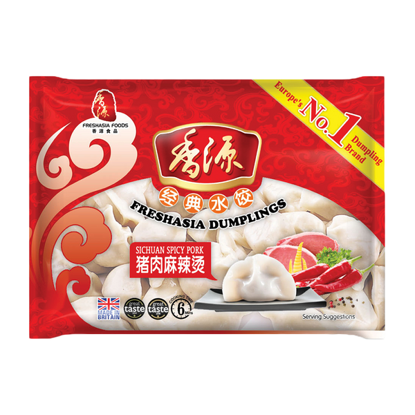 FRESHASIA Hot & Spicy Pork Dumplings 400g (Frozen) - Longdan Official Online Store