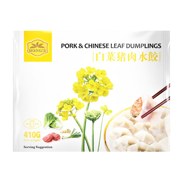 HONG'S Pork & Chinese Leaf Dumplings 410g (Frozen) - Longdan Official