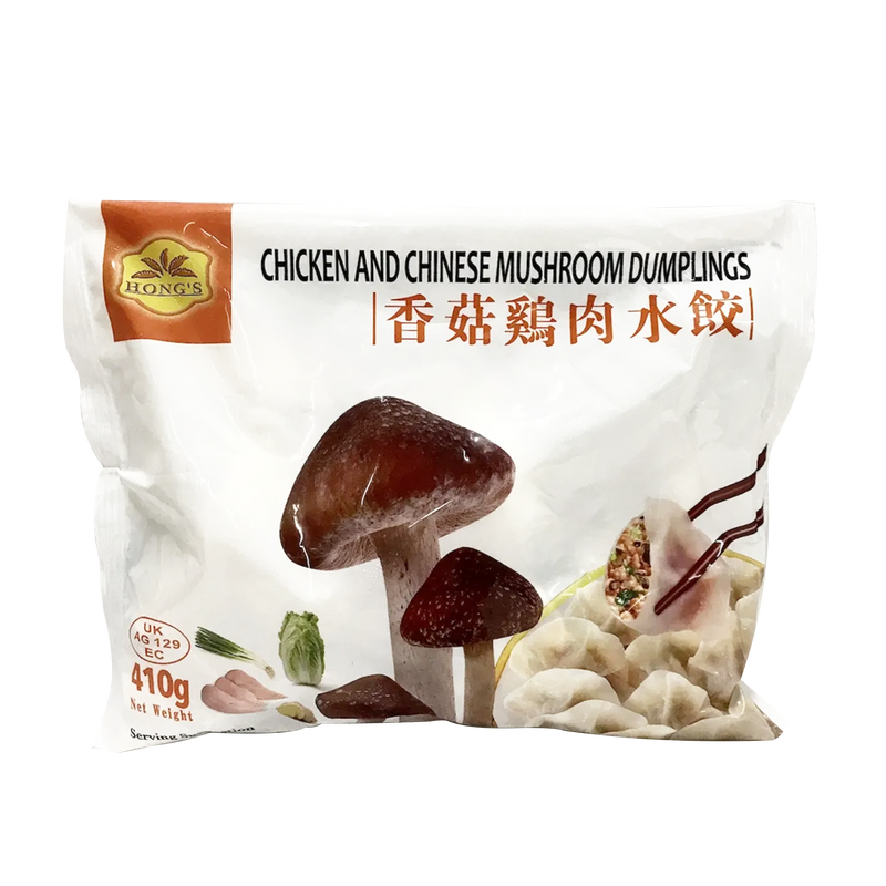 HONG'S Chicken & Mushroom Dumplings 410g (Frozen) - Longdan Official