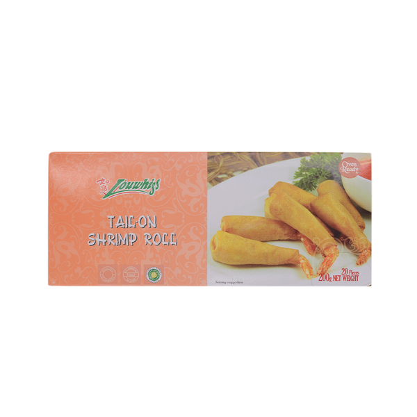 Louwhiss Tail On Shrimp Roll 200g (Frozen) - Longdan Online Supermarket