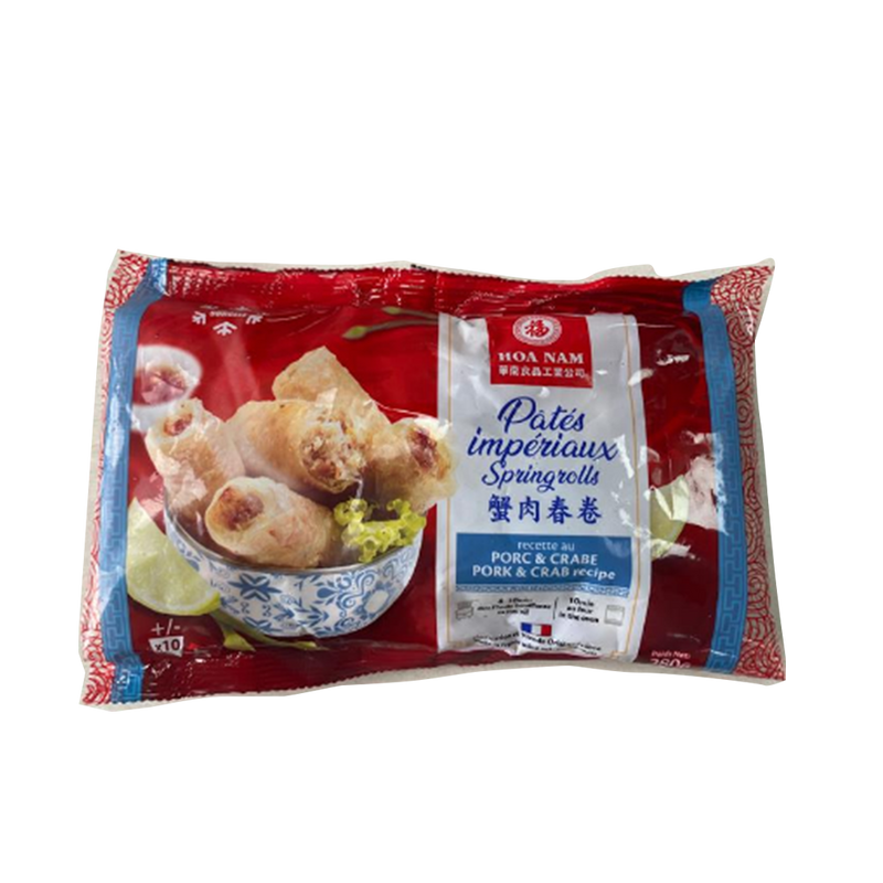 Hoa Nam Pork & Crab Spring Rolls / Cha Gio Heo & Cua 2Kg (Frozen) - Longdan Official Online Store