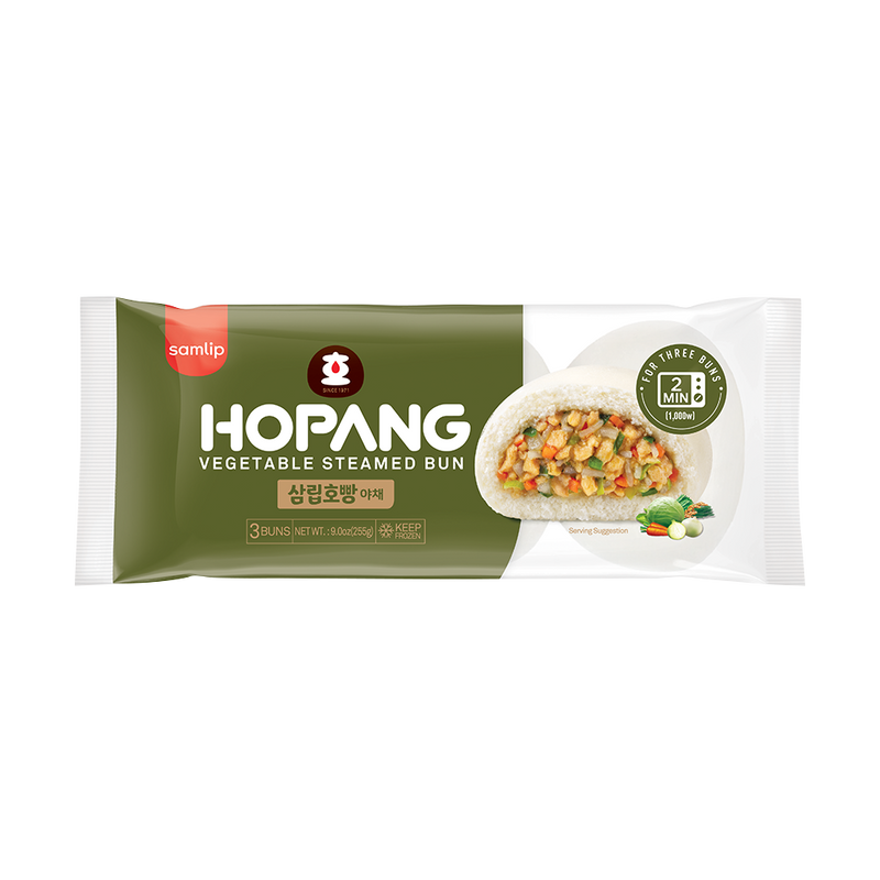 SAMLIP Hopang Vegetable Steamed Bun 255g (Frozen) - Longdan Online Supermarket