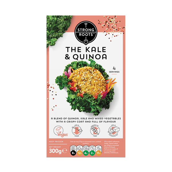 STRONG ROOTS Kale & Quinoa Burger 300g (Frozen) - Longdan Official Online Store