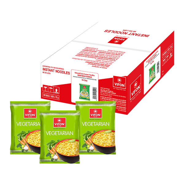 Vifon Vegetarian Flavour Instant Noodles 70g (Case 30) - Longdan Official