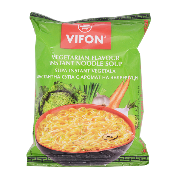 Vifon Vegetarian Flavour Instant Noodles 60g (Case 30) Box