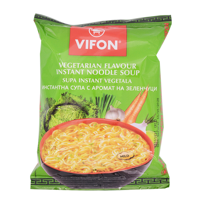 Vifon Vegetarian Flavour Instant Noodles 60g - Longdan Online Supermarket