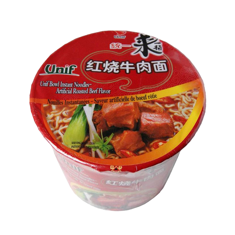 UNIF Noodles Bowl Roasted Beef 110g - Longdan Official