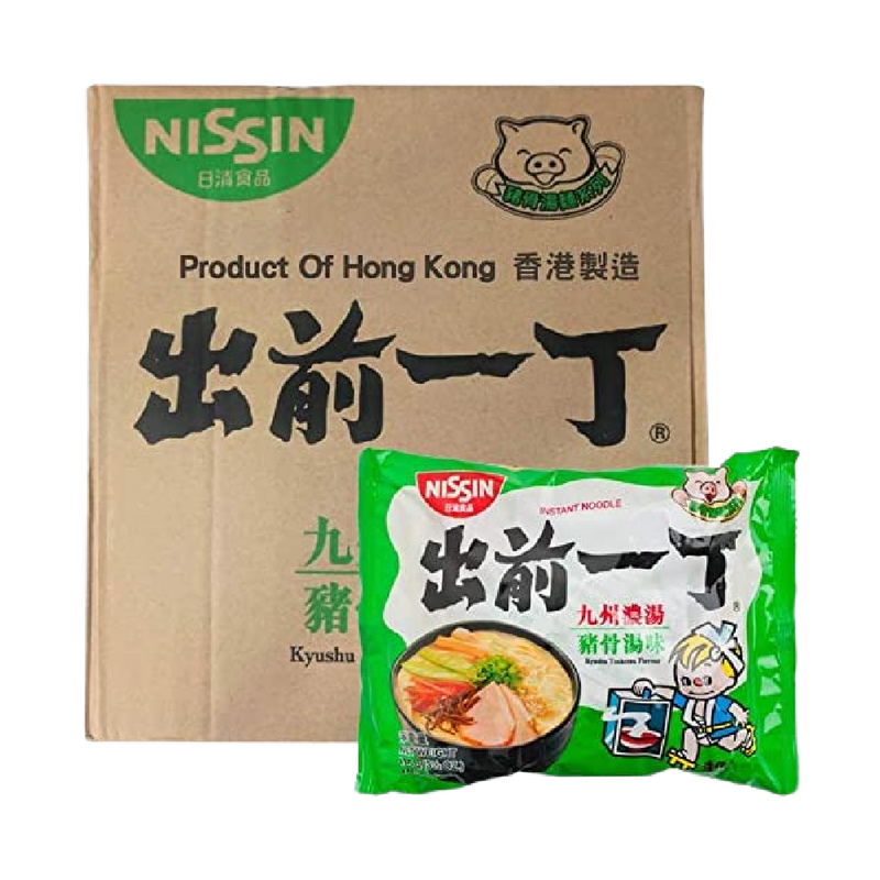 NISSIN Demae Ramen - Kyushu Tonkotsu 100g (Case 30) - Longdan Official