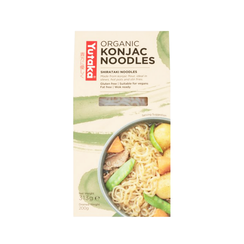 YUTAKA Organic White Konjac Noodles  200g - Longdan Official