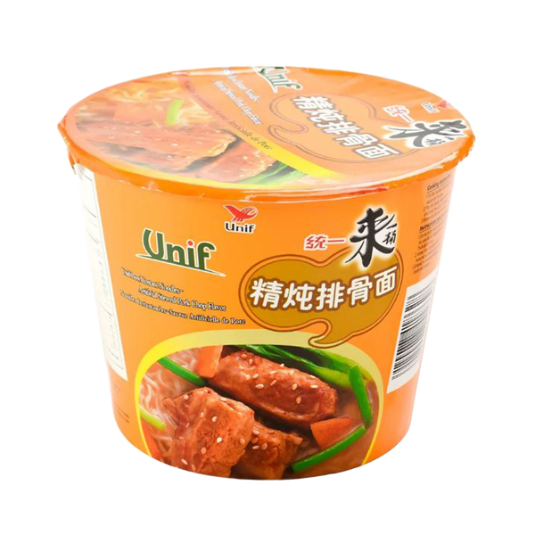 UNIF Noodles (Bowl) - Stewed Rib 110g - Longdan Official