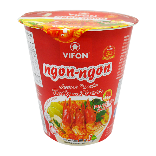 Vifon Oriental Style Thai Tom Yum Flavour Cup 60g - Longdan Online Supermarket