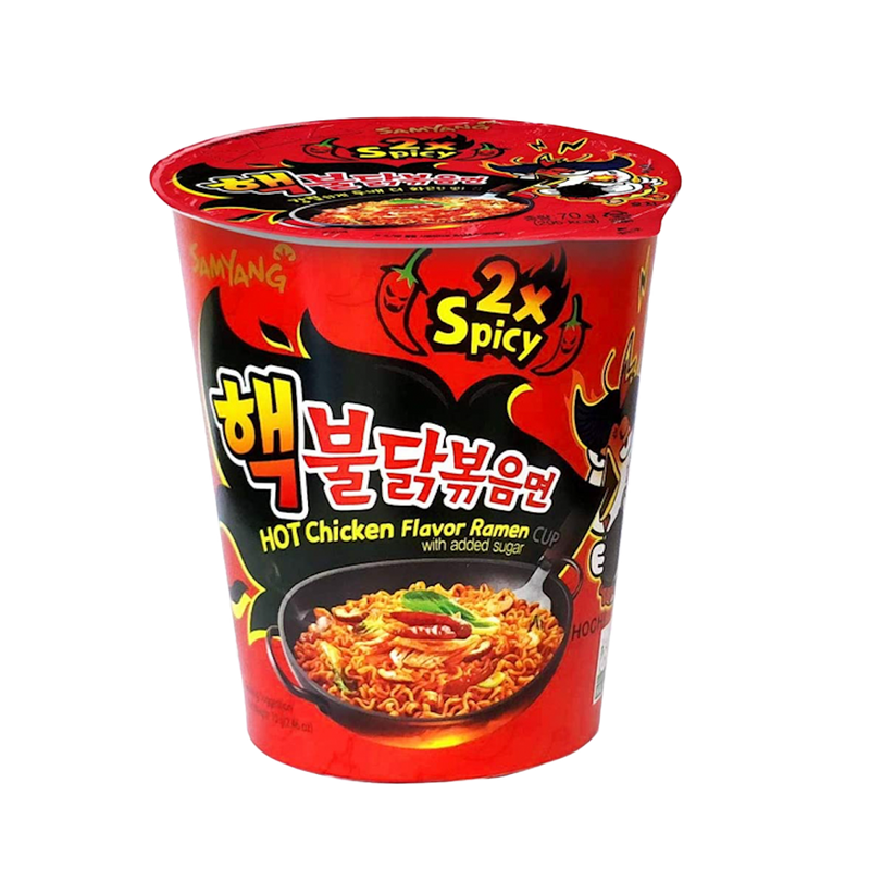 SAMYANG Double Spicy Hot Chicken Cup 70g - Longdan Official
