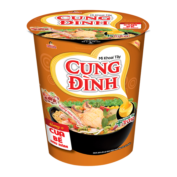 Cung Dinh Crab With Laksa Cup 65g - Longdan Online Supermarket