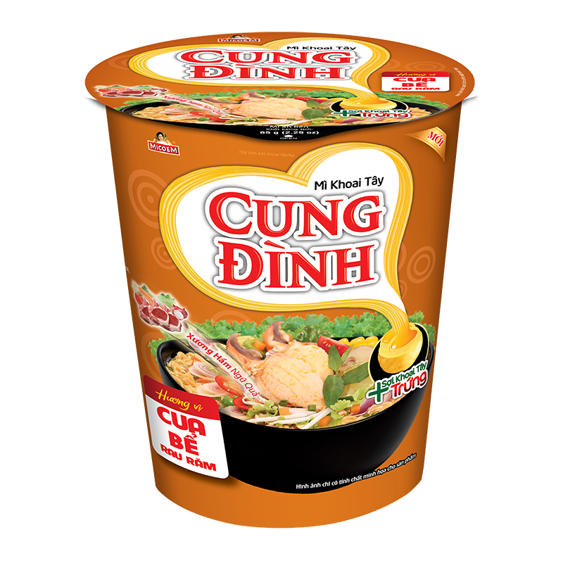 Cung Dinh Crab With Laksa Cup 65g - Longdan Online Supermarket