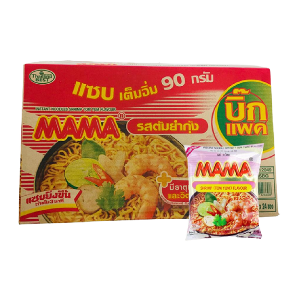MAMA Noodle Shrimp Tom Yum 90g (Case 20)