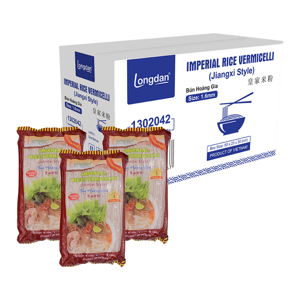 Longdan Imperial Rice Verm 1.6mm 400g (Case 30) - Longdan Official