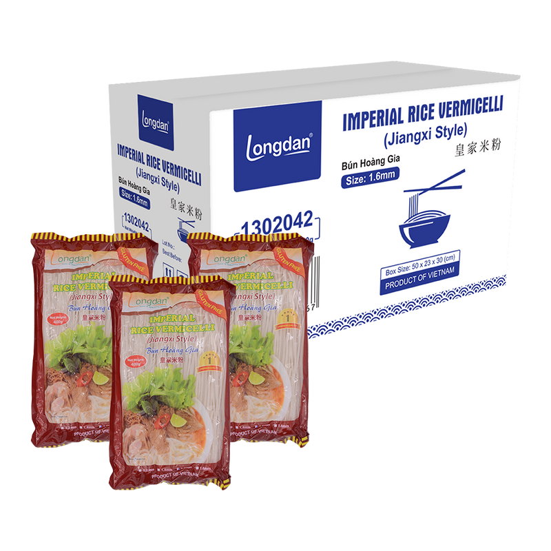 Longdan Imperial Rice Verm 1.6mm 400g (Case 30) - Longdan Official